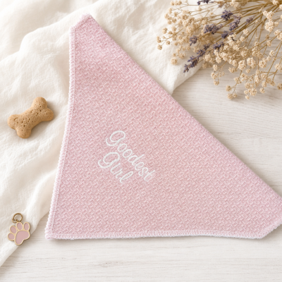 Custom Embroidered Dog Neckerchief